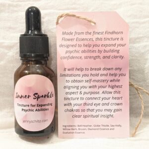 Inner Sparkle a Custom Crafted Tincture for Expanding Psychic Abilities