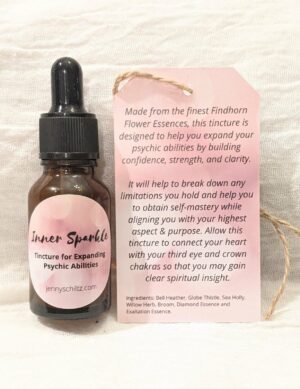 Inner Sparkle a Custom Crafted Tincture for Expanding Psychic Abilities